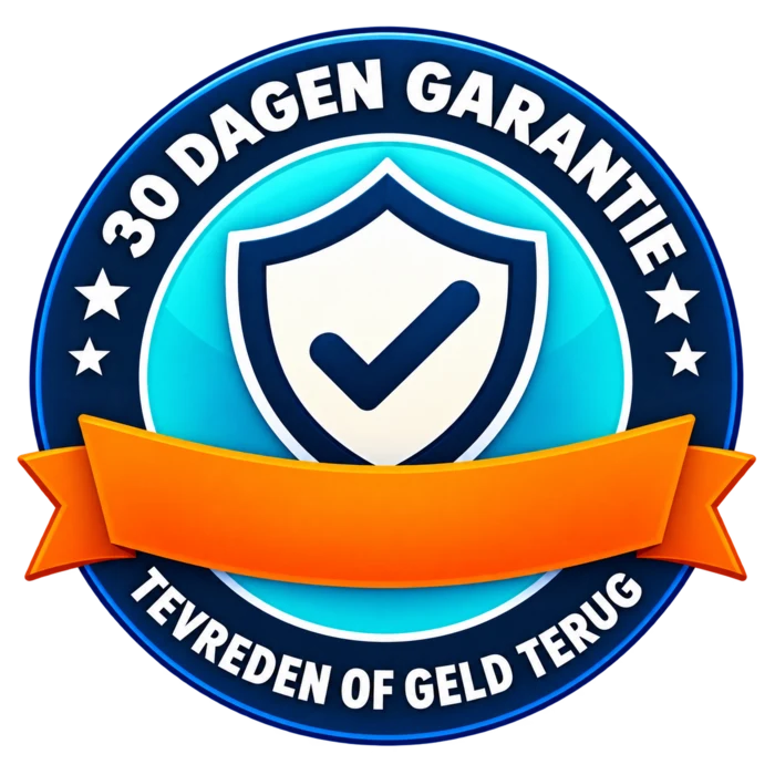 30 dagen garantie: tevreden of geld terug