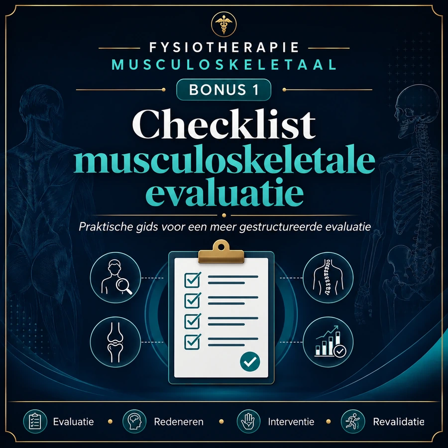 Bonus 1 — Checklist musculoskeletale evaluatie