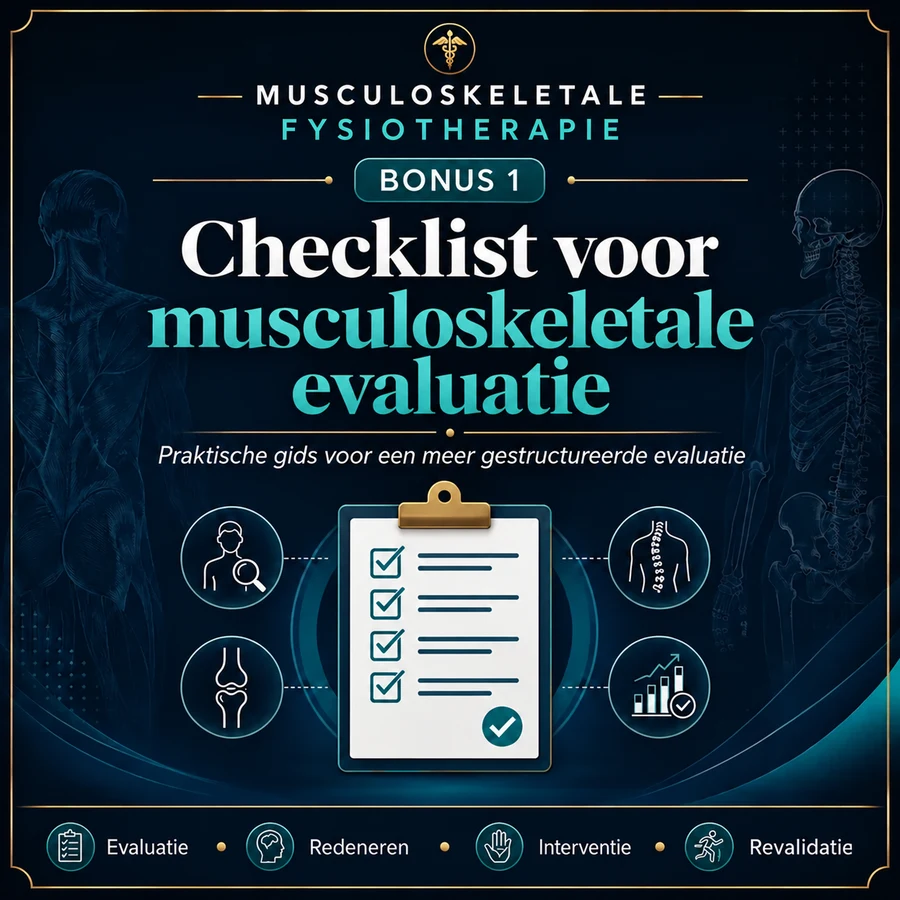 Bonus 1 — Checklist voor musculoskeletale evaluatie