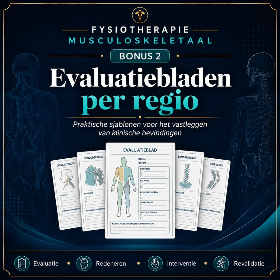 Bonus 2 — Evaluatiebladen per regio