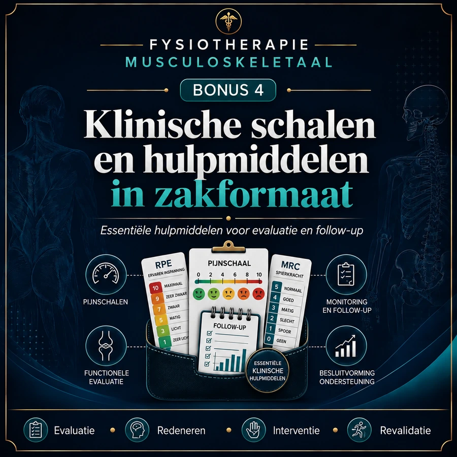 Bonus 4 — Klinische schalen en hulpmiddelen in zakformaat