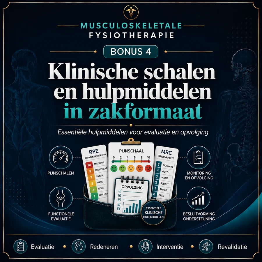 Bonus 4 — Klinische schalen en hulpmiddelen in zakformaat