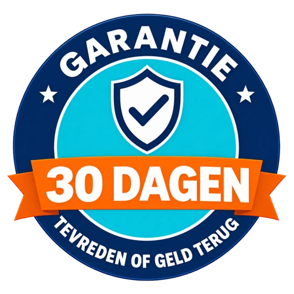Garantiezegel van 30 dagen: tevreden of geld terug